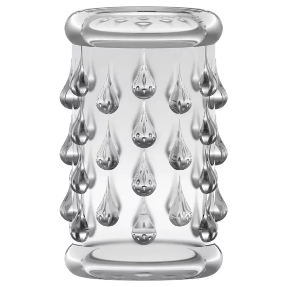 Stay Hard - anel peniano texturizado - transparente