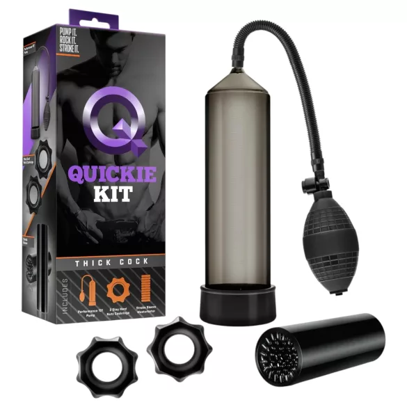 Quickie Kit - bomba peniana - kit espesso 4 peças