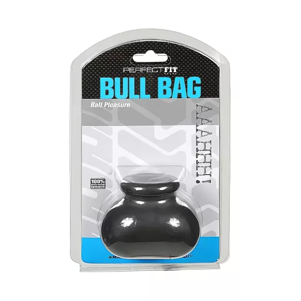Perfect Fit Bull Bag - saco escrotal com extensora - silicone preto