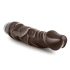 Dr. Skin Vibe No.6 - Vibrador realista (marrom)