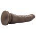 Doutor Pele 8,5 - Dildo Realista com Ventosa - Marrom (20,5cm)