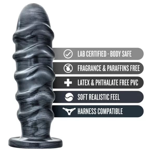 Blush Jet - dildo anal XXL (preto)