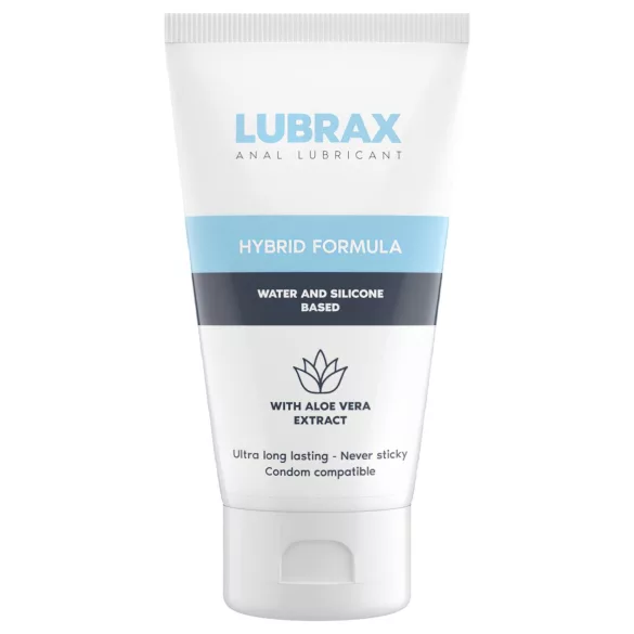 Lubrax - lubrificante híbrido - base água e silicone - 50ml