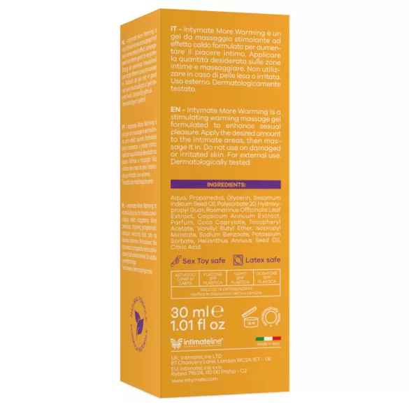 Intimateline Intymate More - gel excitante com efeito de aquecimento (30 ml)