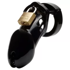 CB-6000 CB-X - gaiola peniana com cadeado - preto