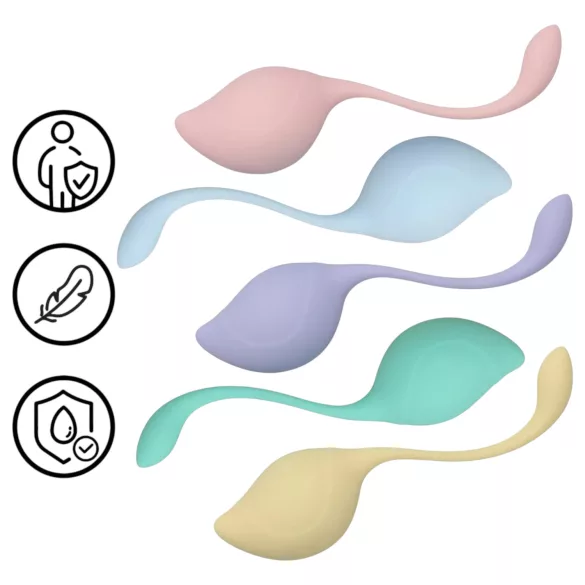 Loveline - kit bolas de Kegel - exercitador feminino - 5 peças
