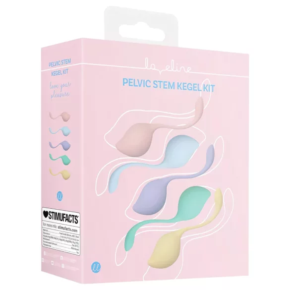 Loveline - kit bolas de Kegel - exercitador feminino - 5 peças