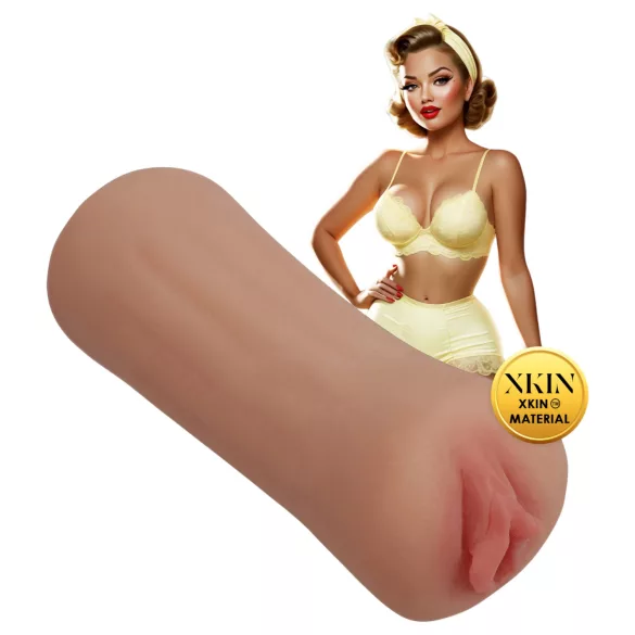 XKIN Party Slut Bettie - masturbador vagina realista (cor natural)