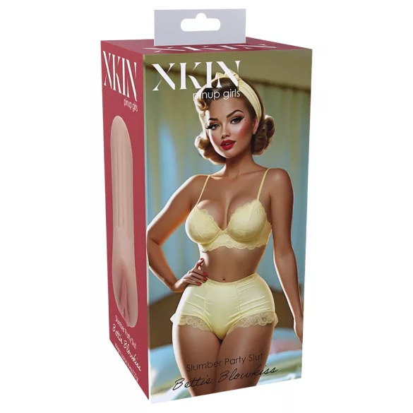 XKIN Party Slut Bettie - masturbador vagina realista (cor natural)