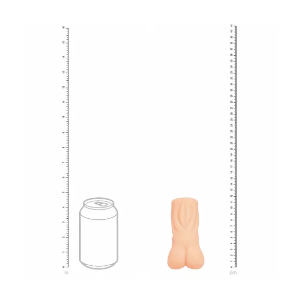XKIN Tiffany Throatcheck - vagina masturbatória realista (cor natural)