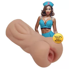   XKIN Naughty Nurse Trixie - masturbador vagina realista (cor natural)