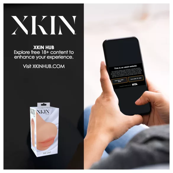 XKIN - masturbador de boca artificial realista - S (cor natural)