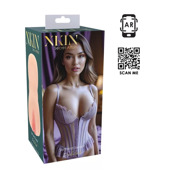 XKIN Sweet Delilah - masturbador vagina realista (cor natural)