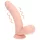 RealRock - vibrador realista de dupla densidade (cor de pele) - 15 cm