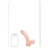RealRock - vibrador realista de dupla densidade (cor de pele) - 15 cm