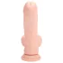 RealRock - vibrador realista de dupla densidade (cor de pele) - 15 cm