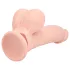 RealRock - vibrador realista de dupla densidade (cor de pele) - 15 cm