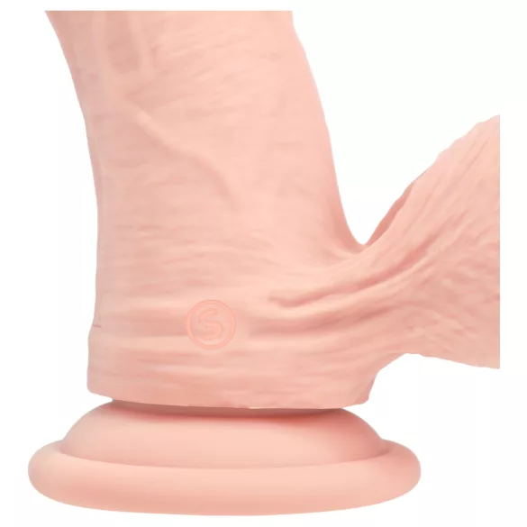 RealRock - vibrador realista de dupla densidade (cor de pele) - 15 cm