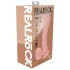 RealRock - vibrador realista de dupla densidade (cor de pele) - 18 cm