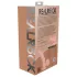 RealRock - vibrador realista de dupla densidade (cor de pele) - 18 cm