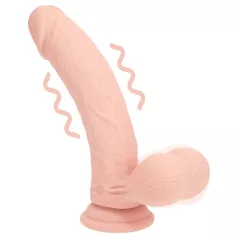   RealRock - vibrador realista de dupla densidade (cor da pele) - 20 cm