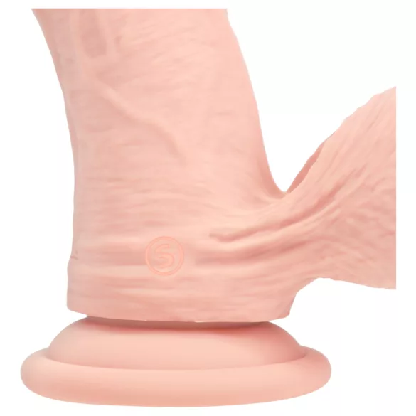 RealRock - vibrador realista de dupla densidade (cor da pele) - 20 cm
