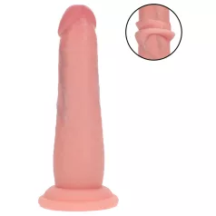   RealRock - dildo realista de dupla densidade (cor de pele) - 15,5 cm