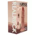 RealRock - dildo realista de dupla densidade (bronzeado) - 18,5 cm