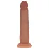 RealRock - dildo realista de dupla densidade (bronzeado) - 18,5 cm
