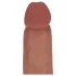 RealRock - dildo realista de dupla densidade (bronzeado) - 18,5 cm