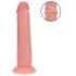 RealRock - dildo realista de dupla densidade (cor de pele) - 20,5 cm