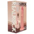 RealRock - dildo realista de dupla densidade (cor de pele) - 20,5 cm