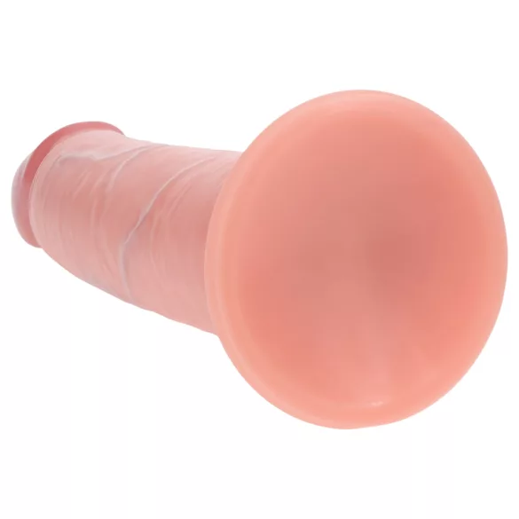 RealRock - dildo realista de dupla densidade (cor de pele) - 20,5 cm