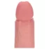 RealRock - dildo realista de dupla densidade (cor de pele) - 20,5 cm