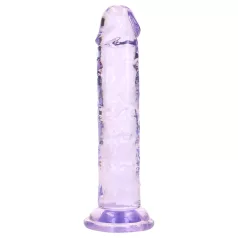 RealRock - dildo realista com ventosa (roxo) - 12,7 cm