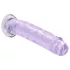 RealRock - dildo realista com ventosa (roxo) - 12,7 cm