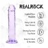 RealRock - dildo realista com ventosa (roxo) - 12,7 cm
