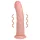 RealRock - vibrador com ventosa - natural 20,5cm