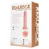 REALROCK - Vibrador com ventosa - natural (20,5 cm)
