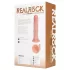 RealRock - vibrador com ventosa - natural 20,5cm