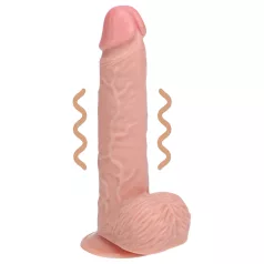   RealRock - vibrador com ventosa - realista - 18cm - cor natural