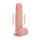 REALROCK - Vibrador com Ventosa - Natural (18cm)