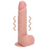 RealRock - vibrador com ventosa - realista - 18cm - cor natural
