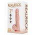 REALROCK - Vibrador com Ventosa - Natural (18cm)