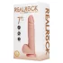 RealRock - vibrador com ventosa - realista - 18cm - cor natural