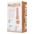 REALROCK - Vibrador com Ventosa - Natural (18cm)