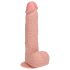 REALROCK - Vibrador com Ventosa - Natural (18cm)