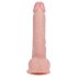 REALROCK - Vibrador com Ventosa - Natural (18cm)
