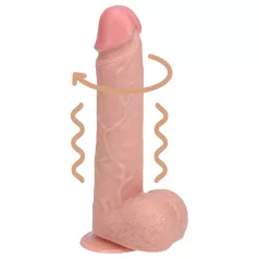 RealRock - vibrador rotativo (cor natural, 20,5 cm)