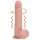 RealRock - vibrador rotativo (cor natural, 20,5 cm)